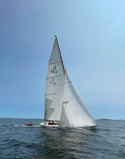 GLEAM Sailing Yacht out to sea sailing.